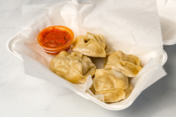 Beef manti dumplings
