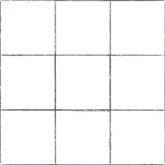 Grout. Seams of ceramic tile in brown color. Grid step 3 by 3. Vector image. Good for imitation tile for your pattern, for background.