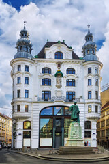 Building of ancient department store, Vienna, Austria