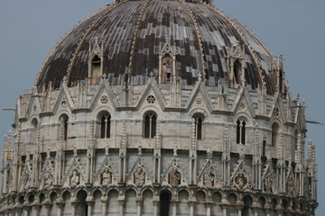 Italian Pisa church roof high definition close-up background