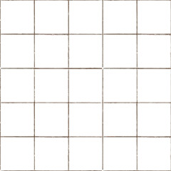 Grout. Seams of ceramic tile in brown color. Grid step 5 by 5. Vector image. Good for imitation tile for your pattern, for background.