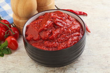 Natural organic pure tomato pasta