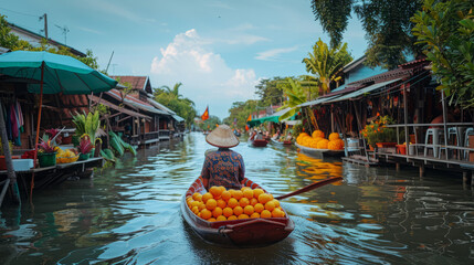 Obraz premium Tourist attractions famous landmarks travel of Thailand