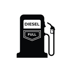 Gas Station icons. Fuel, gas, gasoline, oil, petrol signs. Vector illustration.