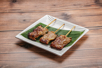 Thai cuisine - grilled pork skewer