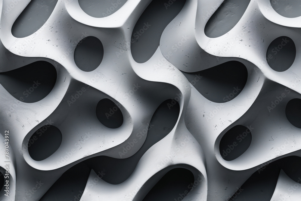 Poster sophisticated abstract 3d pattern. background image. created with generative ai technology.