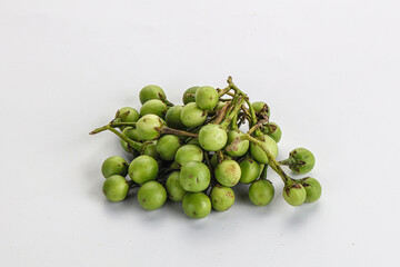 Raw ripe wild pea eggplant