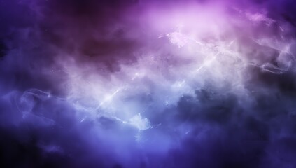 Naklejka na ściany i meble Blue and Purple Gradient Blur Background: High Resolution and Quality