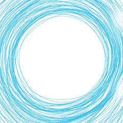 Sketch pencil drawing. Blue abstract background. The Illustration is used for in web design, banners, in computer design.