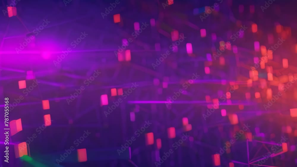 Poster abstract polygonal background with connecting dots and lines. 3d rendering, abstract digital connect