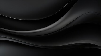 Dynamic black wave abstract: tech background for business and events
