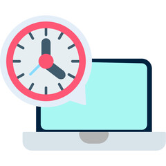 All The Time Working Icon