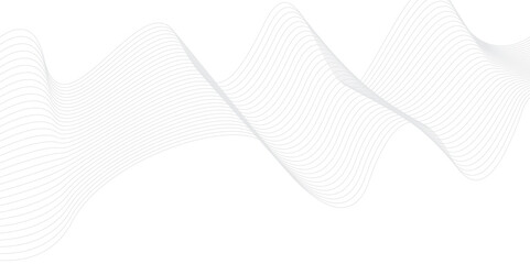 Abstract white blend digital wave lines and technology transparent background. Wavy vector abstract background with curved lines. glowing moving lines. geometric design and modern grid background.  