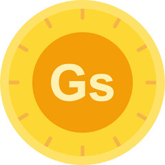 Paraguay Guarani Coin Icon