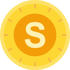 Somalia Shilling Coin Icon