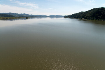 View of the river seen from the bridge