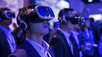 the impact of virtual reality (VR) technology on the immersive experience of future business events.