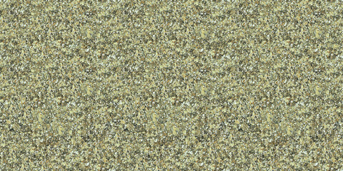 Texture of old green coloured concrete background, yellow and white tinny stones pattern, artistic epic beautiful summer background