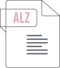 ALZ ip Icon black outline