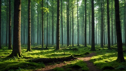 Obraz premium Forest-backgruond