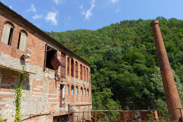Historic paper factories near Villa Basilica, Tuscany, Italy - 787065948