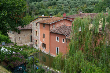 Fototapeta na wymiar Serravalle Pistoiese, old village near Pistoia and Montecatini, Tuscany