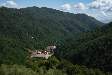 Historic paper factories near Villa Basilica, Tuscany, Italy