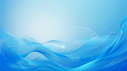 Blue curve abstract background vector
