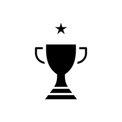 Award winner. Trophy cup with awards. Trophy cup, award, vector illustration in flat style