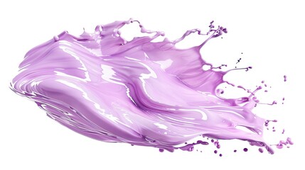 Fototapeta premium Lipstick purple isolated on white background