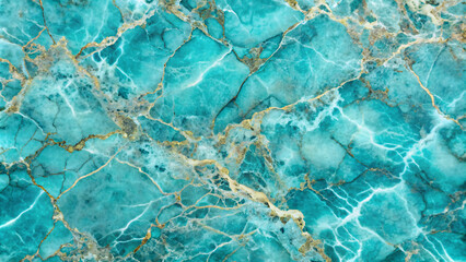 A turquoise marble surface texture with gentle reflection