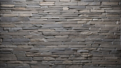 Modern gray brick wall texture for background
