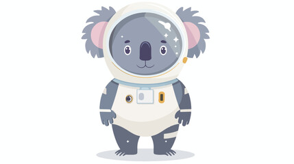 Koala in an astronaut helmet space dreamer cosmic