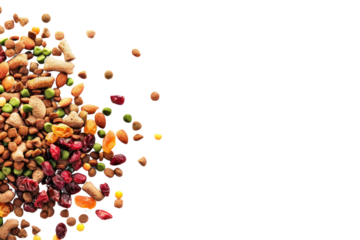 banner of dry animal pet food
.isolated on white background