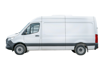 Business van, white car
.isolated on white background