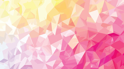 Light Pink Yellow abstract textured polygonal background