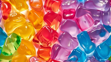 Colorful assortment of jelly