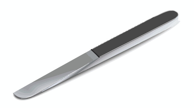 Metal nail file. Professional manicure and pedicure