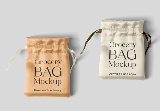 Small Pouch Bag Mockups