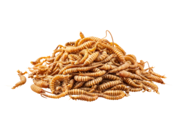 group of worms
.isolated on white background