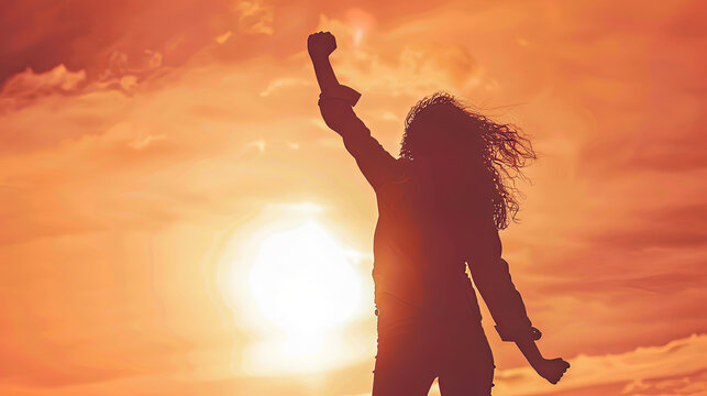 The image shows a chaotic, yet empowering scene with raw style and a mysterious figure, evoking a sense of intrigue and wonder.