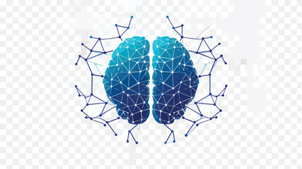Neural Interface Connectors vector pictogram. illustration