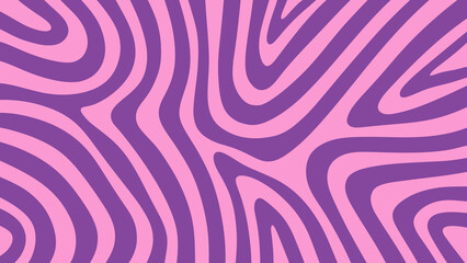 Fototapeta premium Abstract background with pink and purple wave seamless pattern for template design