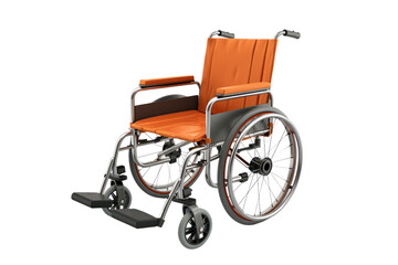 Fototapeta premium Rolling walker sitting type isolated on white background