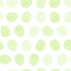 Seamless pattern with easter eggs, hand drawn illustration in watercolor style