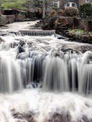 The Mill Race In Hawes In Yorkshire Dales