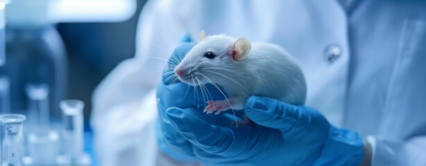 white mouse laboratory research experiments