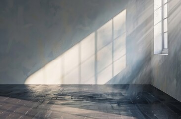 Sunlight Streaming Into an Empty Room