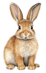 Obraz premium PNG Rabbit outline drawing rodent