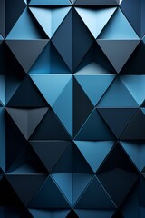 Minimalistic backdrop with repeated triangles slowly changing and morphing into new forms